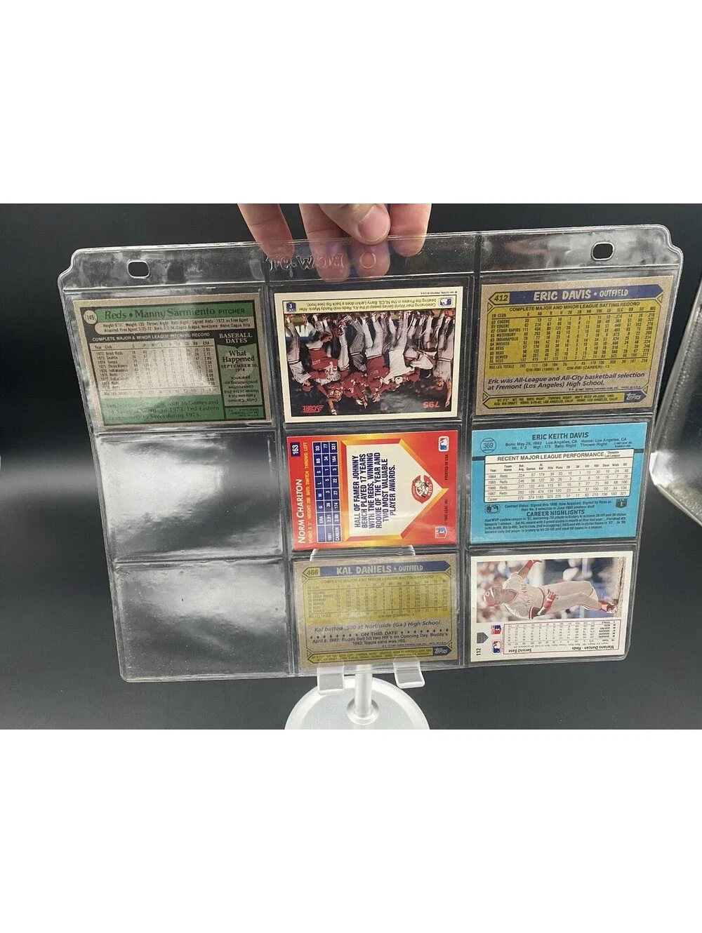 MLB Cincinnati Reds Mixed Lot of 60 Different Vintage Trading Cards - 1979-1992